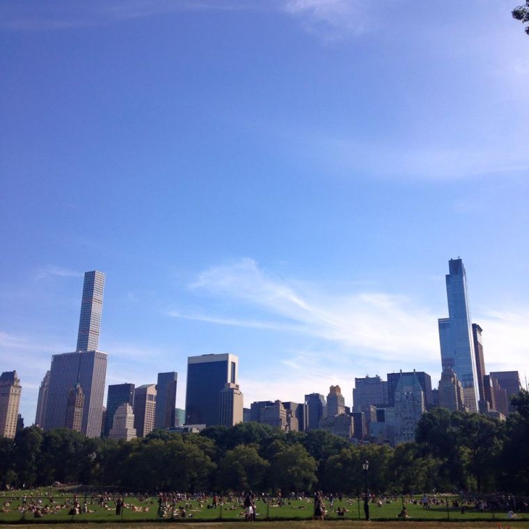 southern view from central park